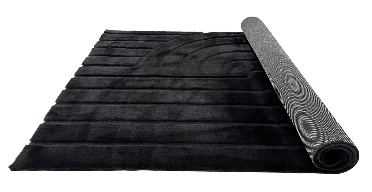 Bunny 51 Sculpted Black Rug