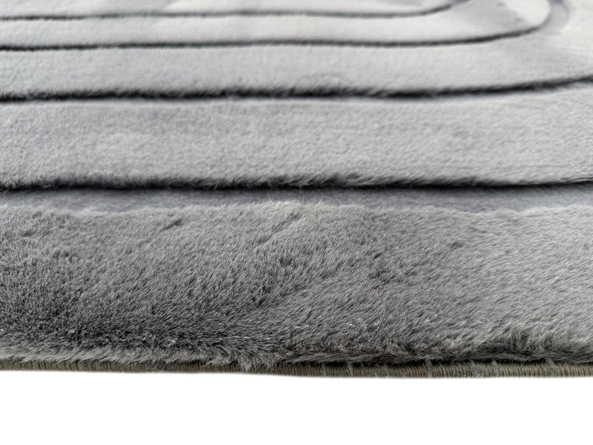Bunny 51 Sculpted Graphite Rug