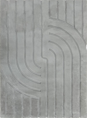 Bunny 51 Sculpted Silver Rug