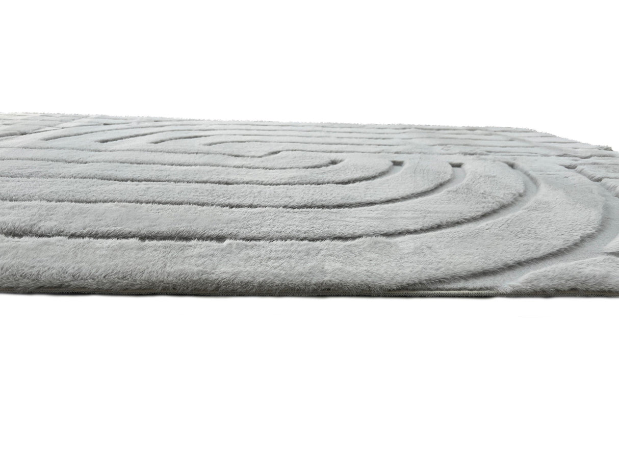 Bunny 51 Sculpted Silver Rug