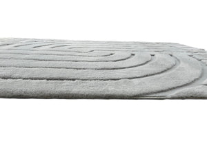 Bunny 51 Sculpted Silver Rug