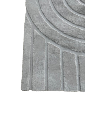 Bunny 51 Sculpted Silver Rug