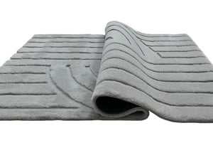 Bunny 51 Sculpted Silver Rug