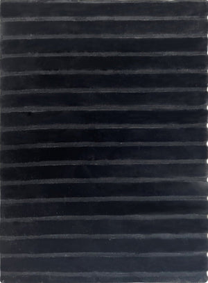 Bunny 52 Sculpted Black Rug