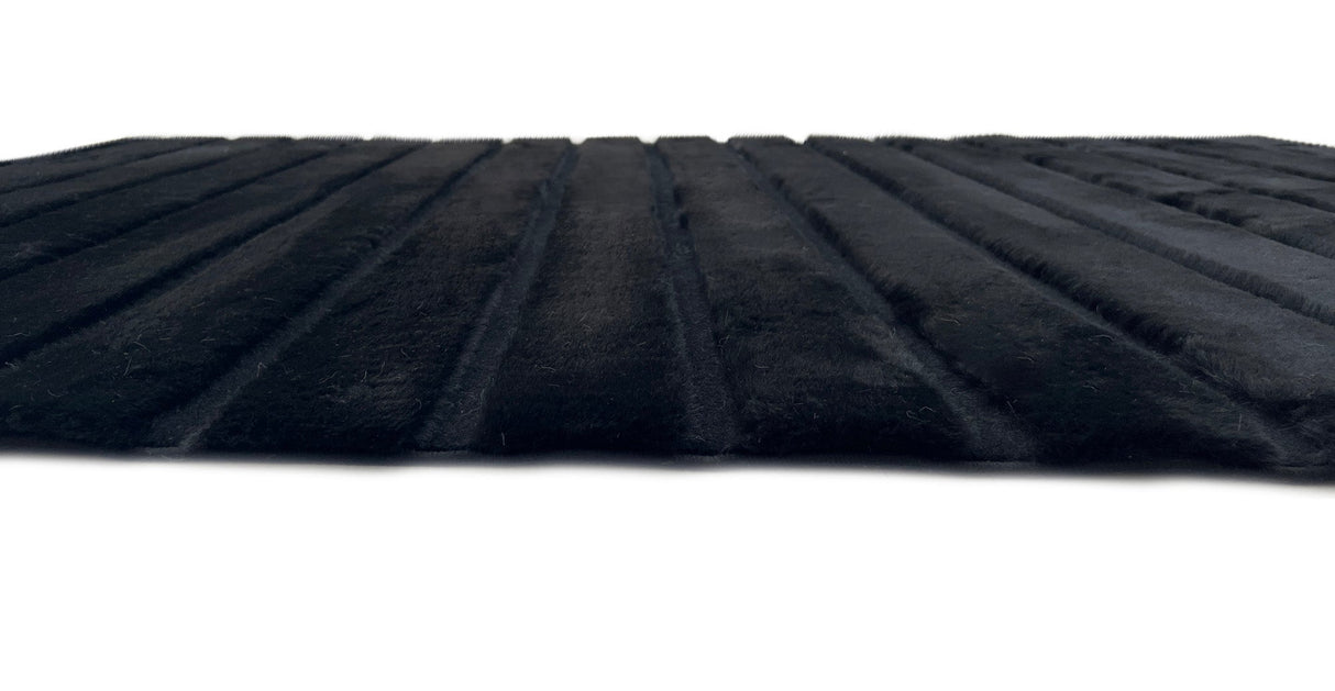 Bunny 52 Sculpted Black Rug