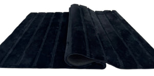 Bunny 52 Sculpted Black Rug