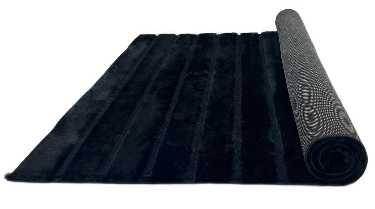 Bunny 52 Sculpted Black Rug