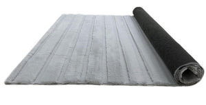 Bunny 52 Sculpted Silver Rug