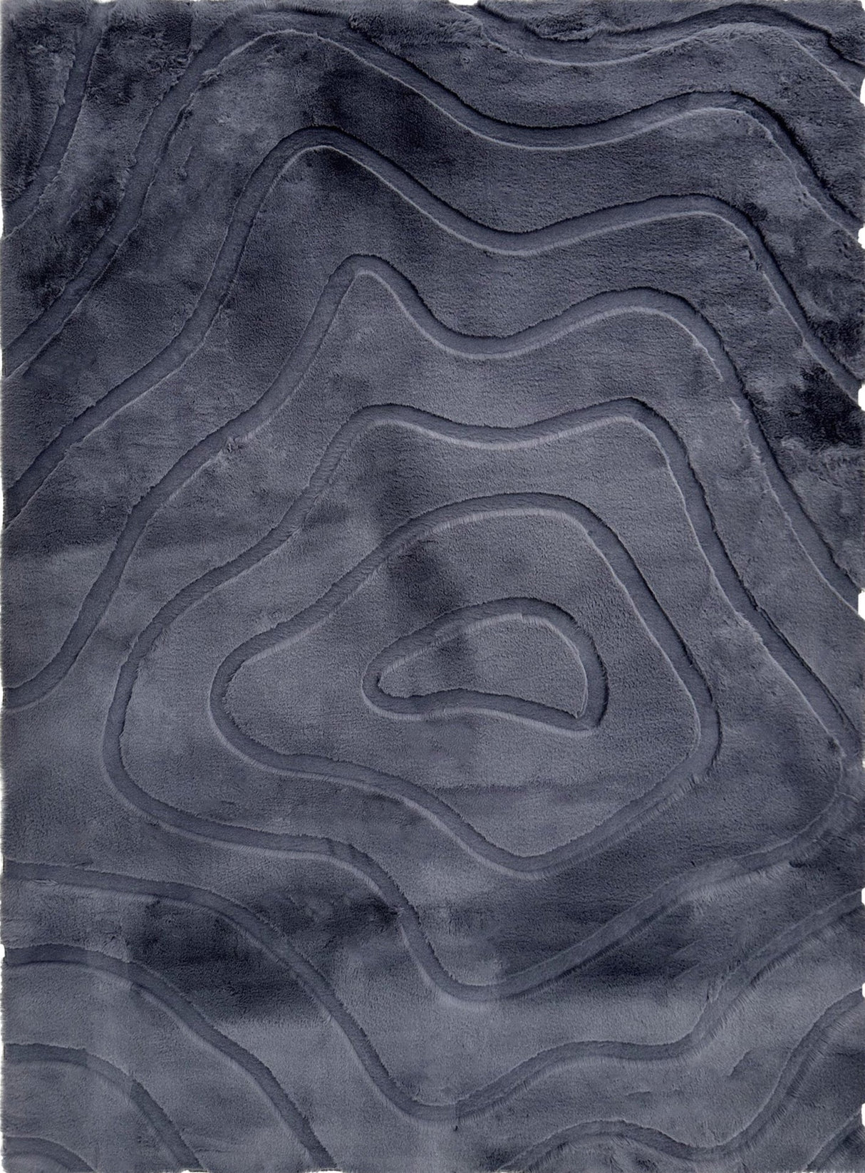 Bunny 53 Sculpted Graphite Rug