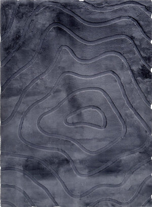 Bunny 53 Sculpted Graphite Rug