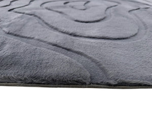 Bunny 53 Sculpted Graphite Rug