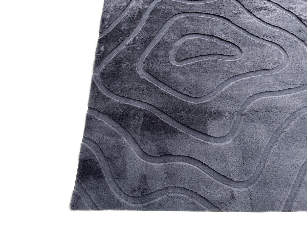 Bunny 53 Sculpted Graphite Rug