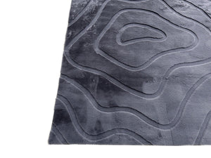 Bunny 53 Sculpted Graphite Rug