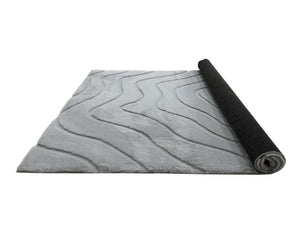 Bunny 53 Sculpted Silver Rug