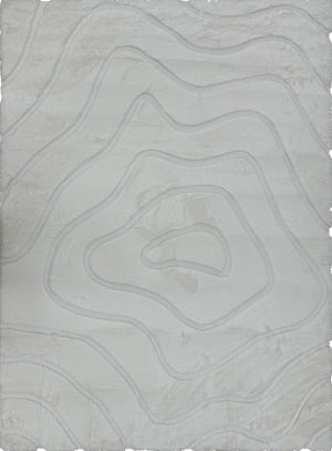 Bunny 53 Sculpted Snow Rug