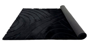 Bunny 54 Sculpted Black Rug