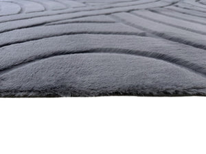 Bunny 54 Sculpted Graphite Rug