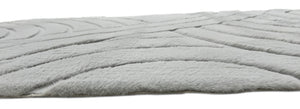 Bunny 54 Sculpted Silver Rug