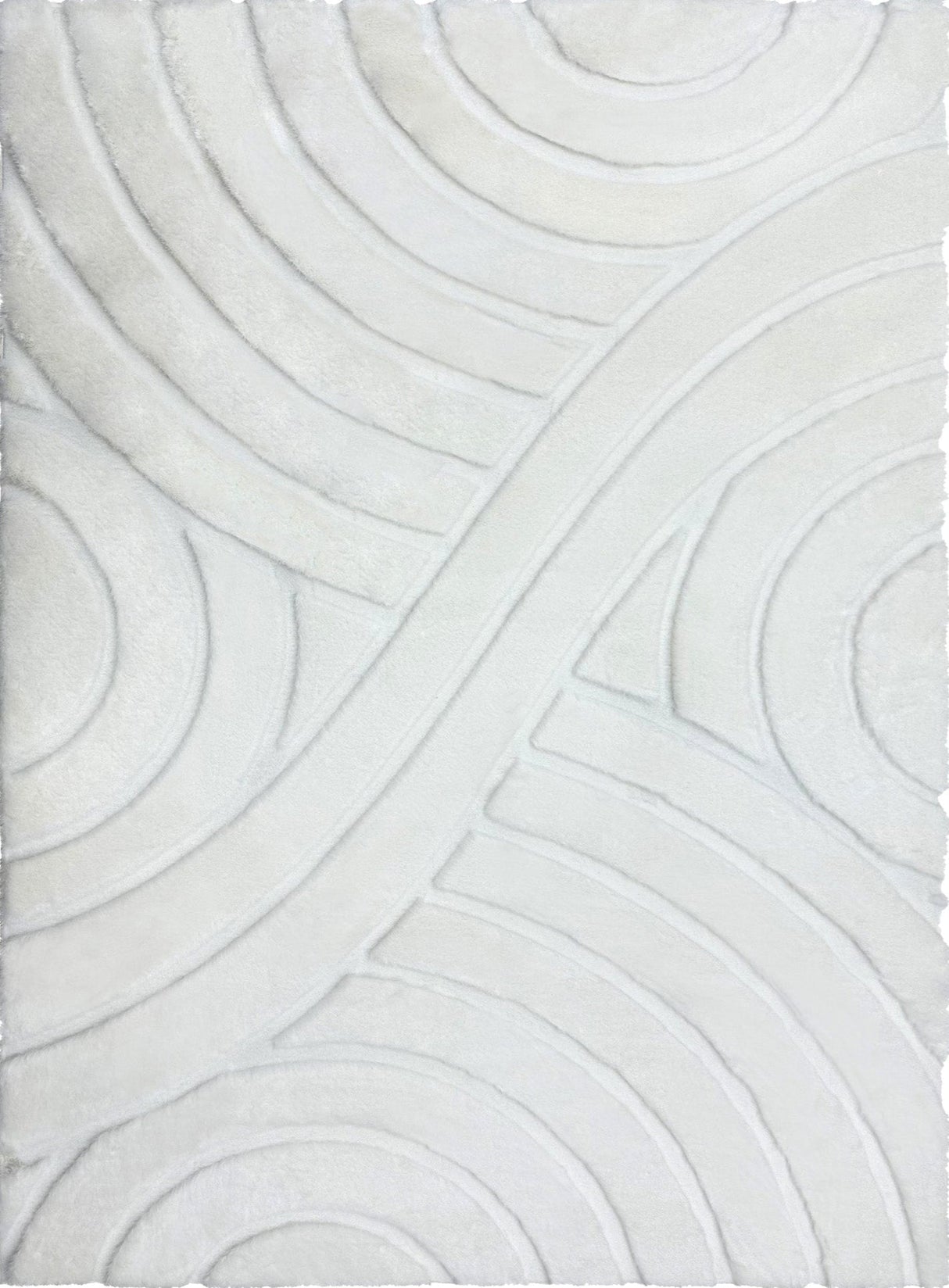 Bunny 54 Sculpted Snow Rug