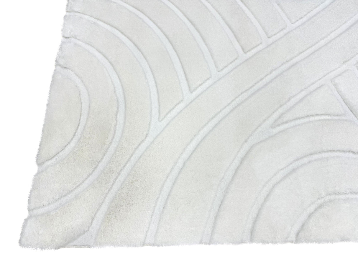 Bunny 54 Sculpted Snow Rug