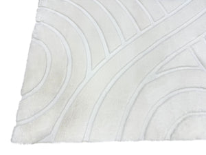 Bunny 54 Sculpted Snow Rug