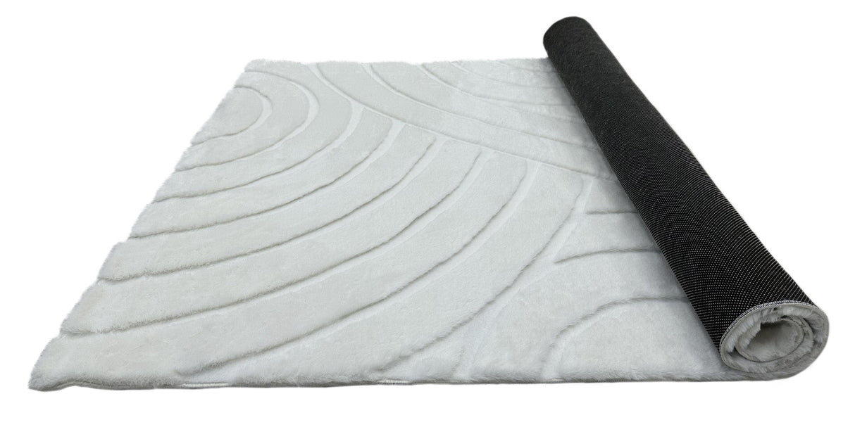 Bunny 54 Sculpted Snow Rug