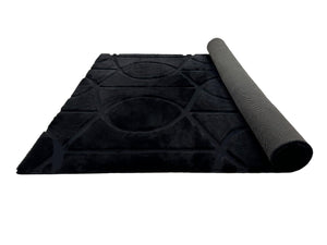 Bunny 55 Sculpted Black Rug