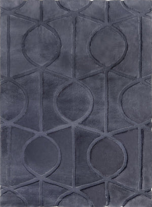 Bunny 55 Sculpted Graphite Rug