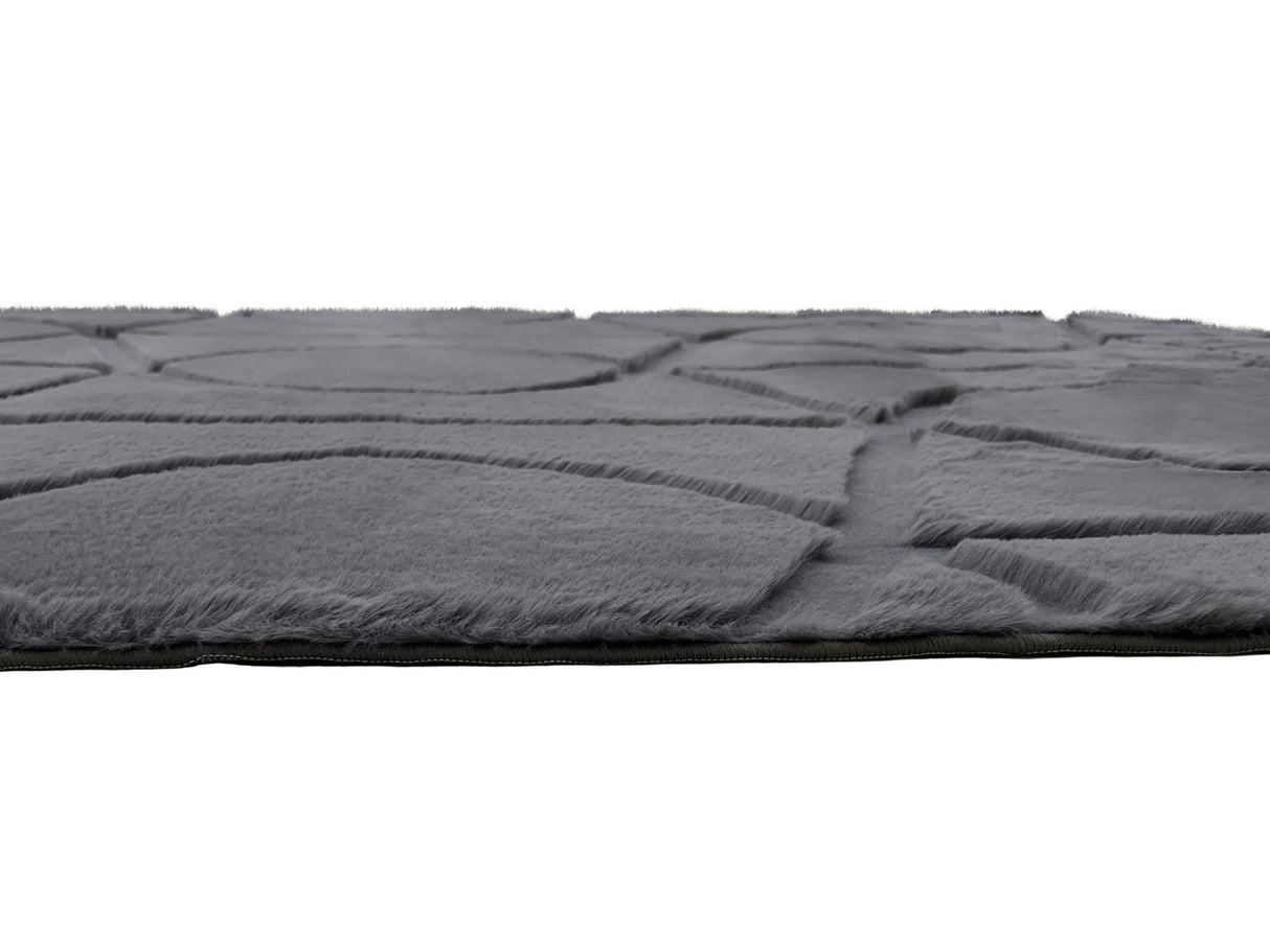 Bunny 55 Sculpted Graphite Rug