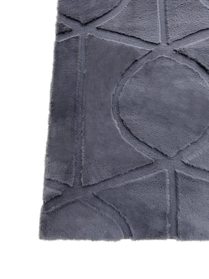 Bunny 55 Sculpted Graphite Rug