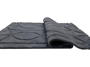 Bunny 55 Sculpted Graphite Rug