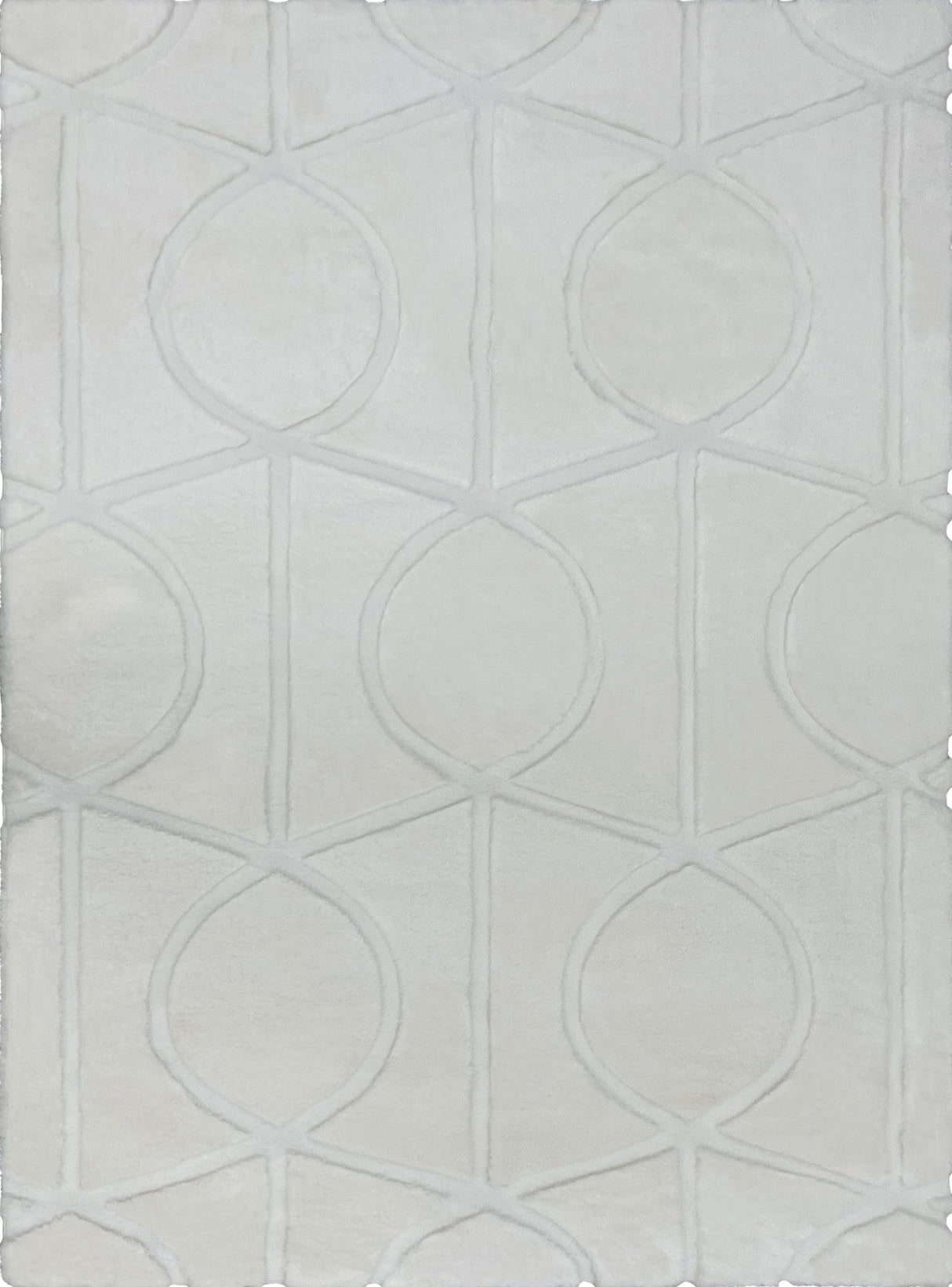 Bunny 55 Sculpted Snow Rug