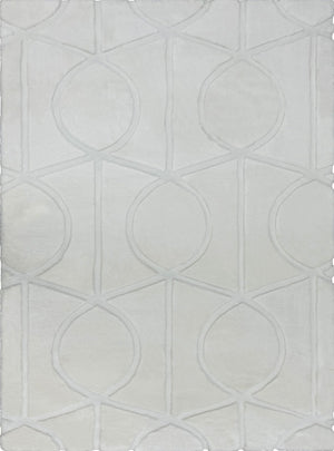 Bunny 55 Sculpted Snow Rug