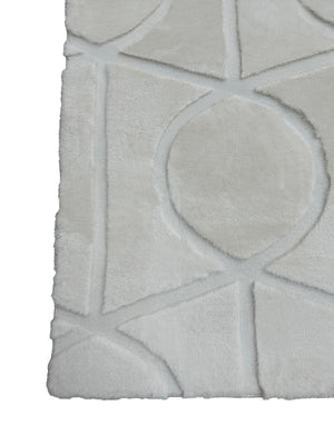 Bunny 55 Sculpted Snow Rug