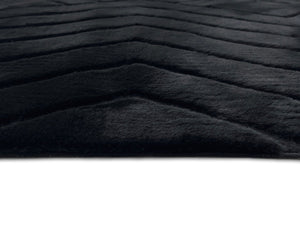 Bunny 56 Sculpted Black Rug