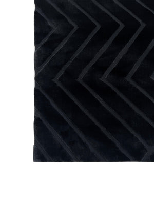 Bunny 56 Sculpted Black Rug
