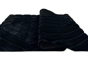 Bunny 56 Sculpted Black Rug