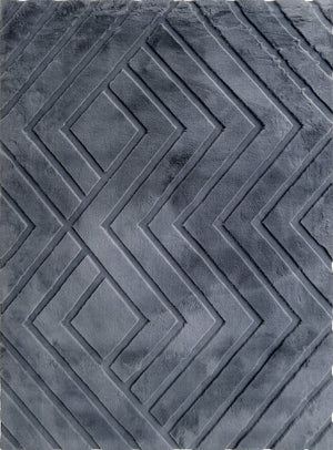 Bunny 56 Sculpted Graphite Rug