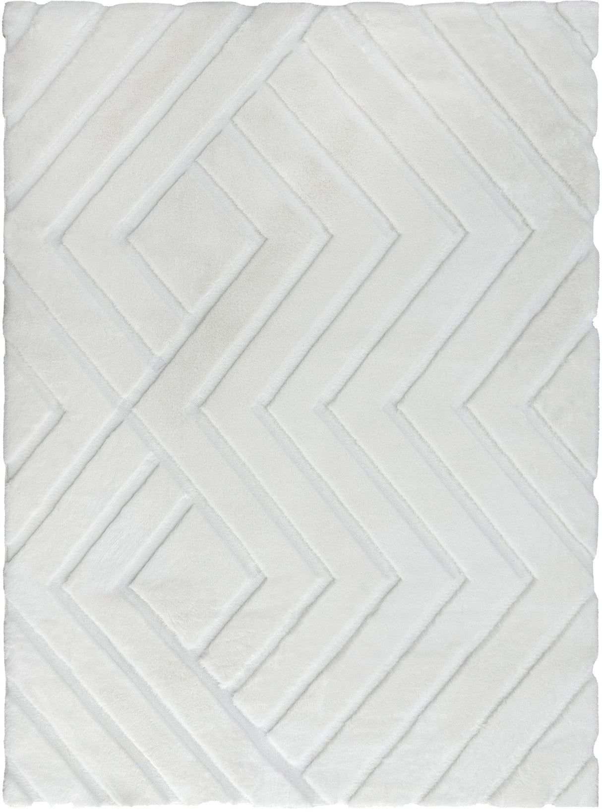 Bunny 56 Sculpted Snow Rug