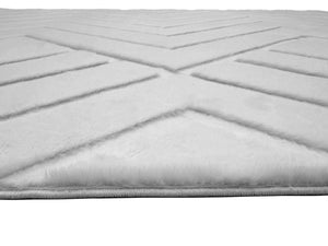 Bunny 56 Sculpted Snow Rug