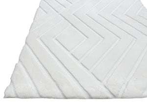 Bunny 56 Sculpted Snow Rug