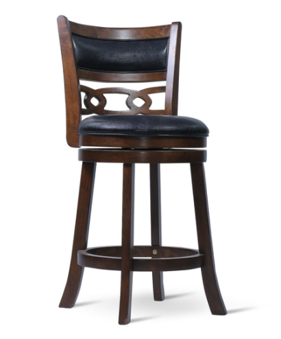 Savor Brown Swivel Counter Chair, Set of 2