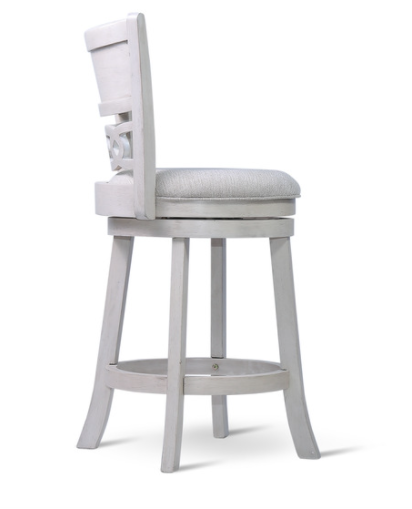 Savor White Swivel Counter Chair, Set of 2