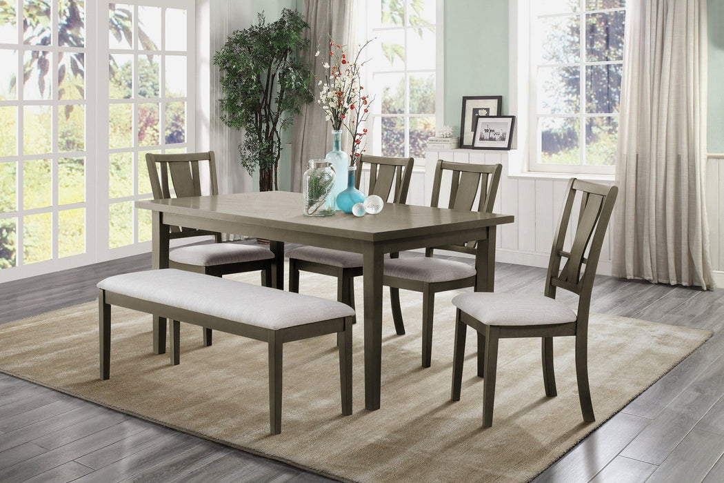 London Gray Mindy 6-Piece Dining Set