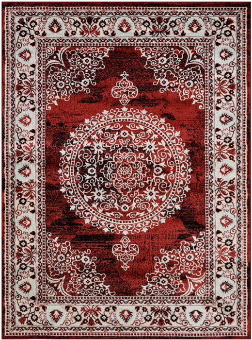 American cover design / Persian weavers Sofia 476 Scarlet Red Rug