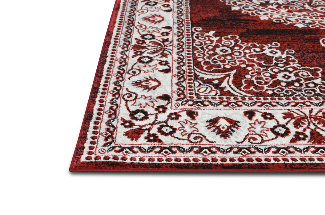 American cover design / Persian weavers Sofia 476 Scarlet Red Rug