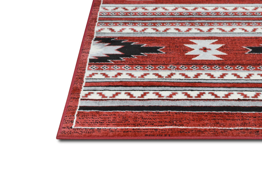 American cover design / Persian weavers Sofia 480 Scarlet Red Rug