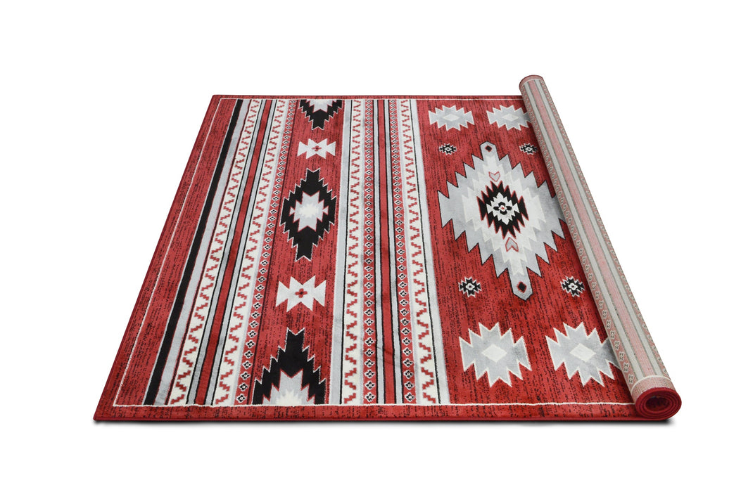 American cover design / Persian weavers Sofia 480 Scarlet Red Rug