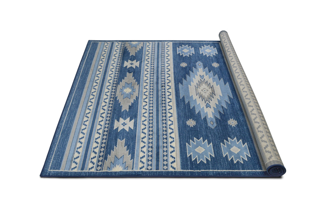 American cover design / Persian weavers Sofia 480 Space Blue Rug