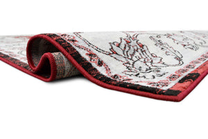 Sofia 482 Scarlet Red Rug